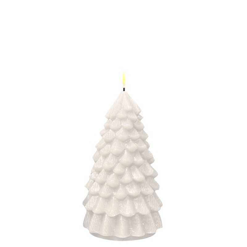 TREE CANDLE WHTE 8.75 INCH